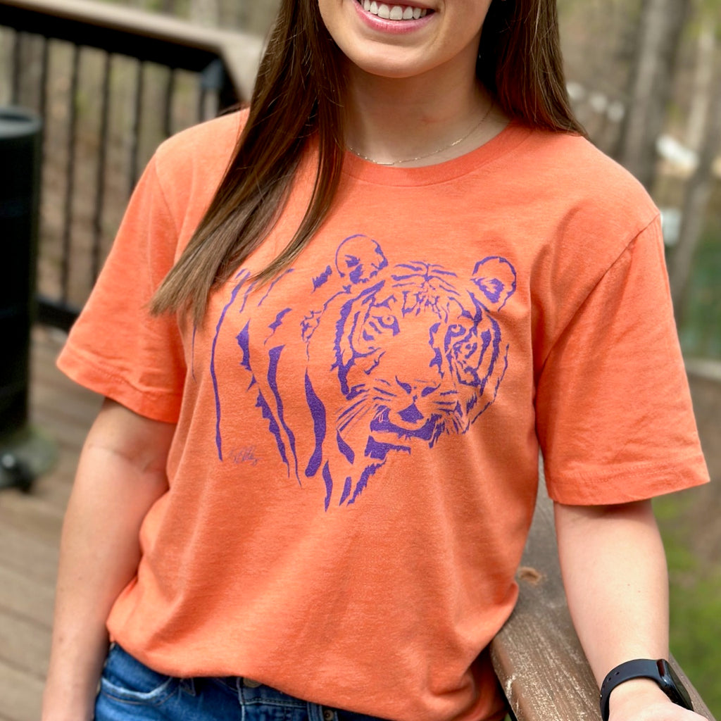 Orange Tiger T Shirt | Tiger-Universe