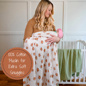 Lil' Tiger Swaddle Blanket (2 print options)