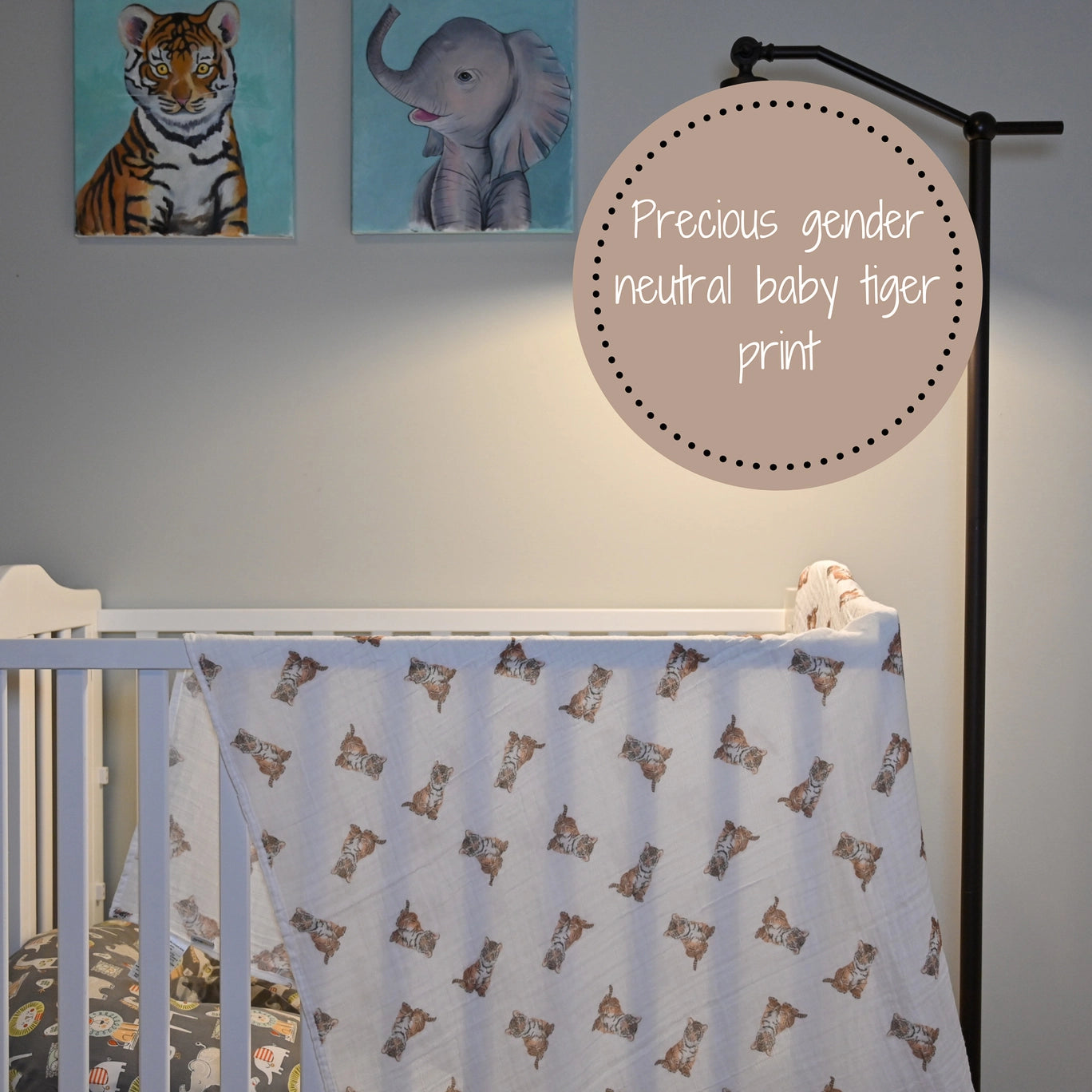 Lil' Tiger Swaddle Blanket (2 print options)