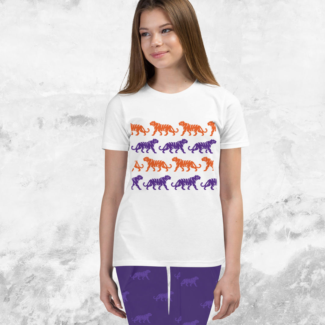 Tiger Parade Youth Short Sleeve T-Shirt (S-XL)