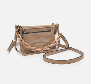 Clear Crossbody w/ Chain (2 color ways)