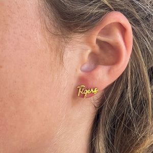 Go Tigers Stud Earrings