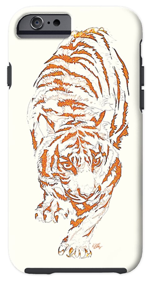 Antique Tiger - Phone Case