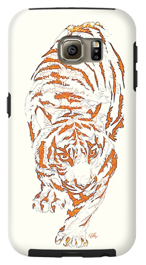 Antique Tiger - Phone Case