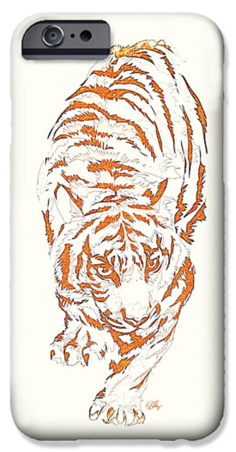 Antique Tiger - Phone Case