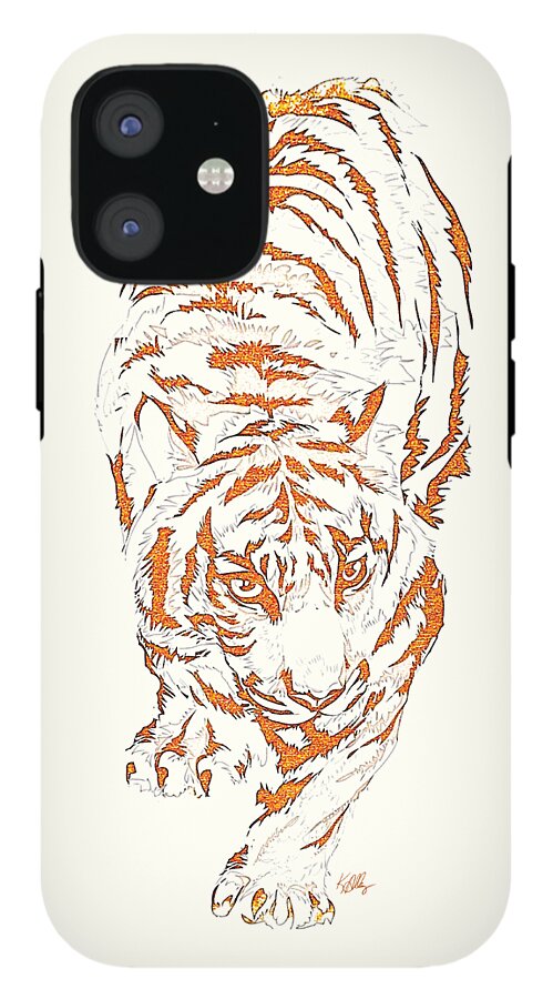 Antique Tiger - Phone Case