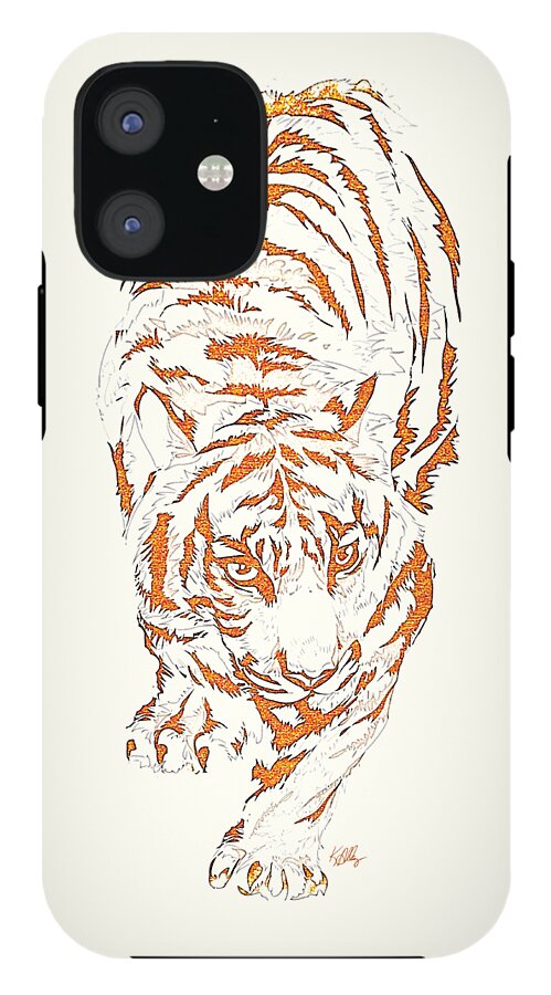 Antique Tiger - Phone Case