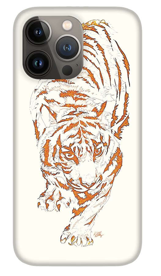 Antique Tiger - Phone Case