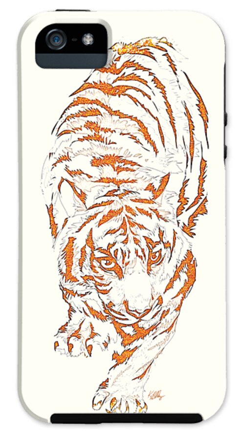 Antique Tiger - Phone Case