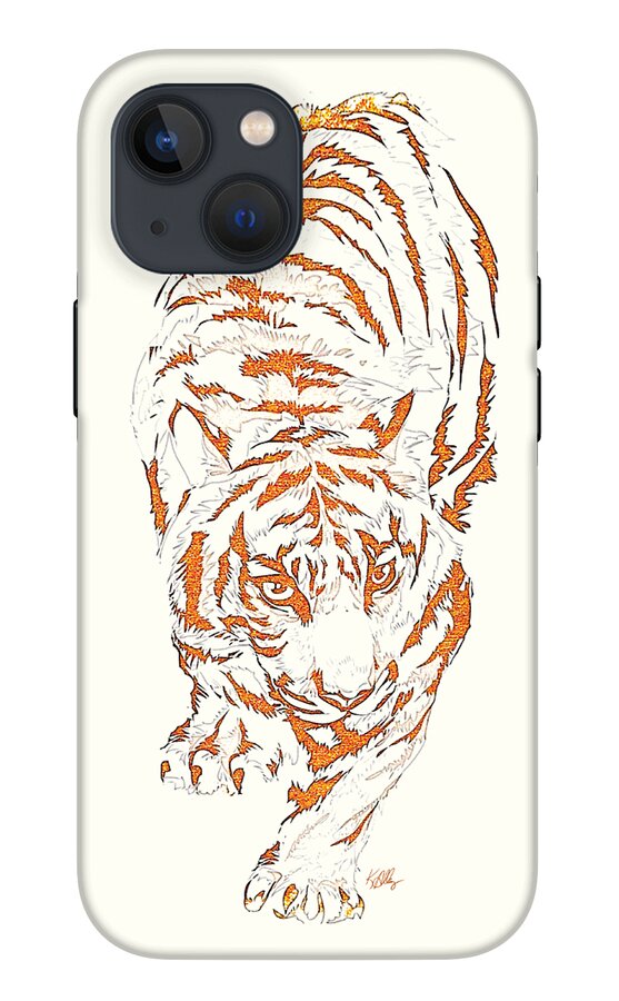 Antique Tiger - Phone Case