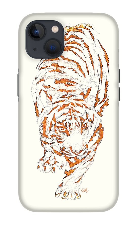 Antique Tiger - Phone Case