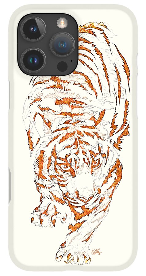 Antique Tiger - Phone Case