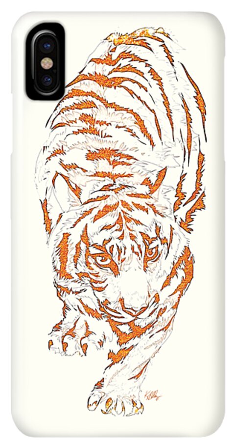 Antique Tiger - Phone Case