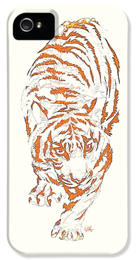 Antique Tiger - Phone Case