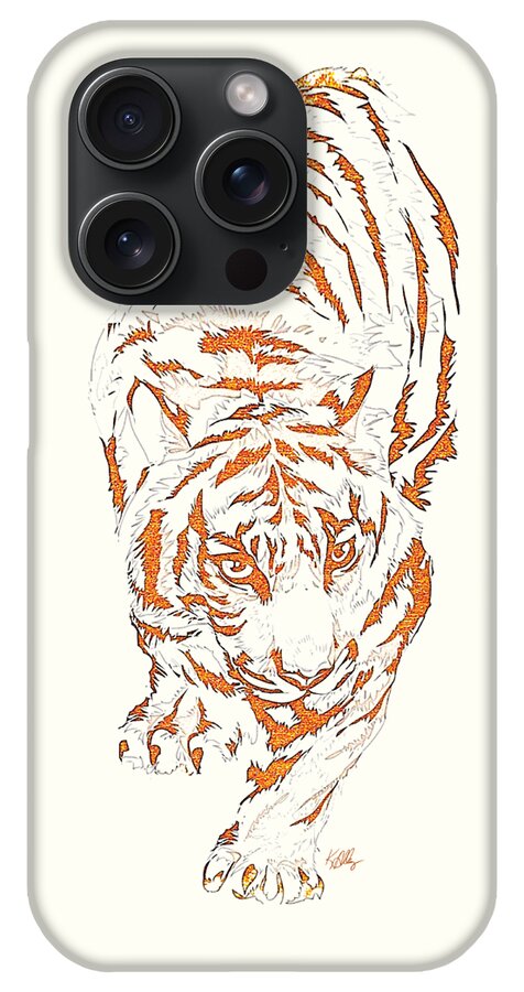 Antique Tiger - Phone Case