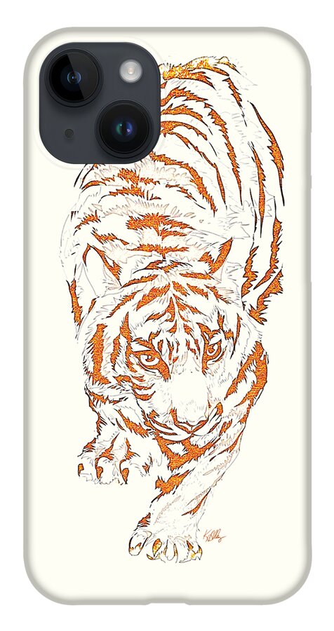 Antique Tiger - Phone Case