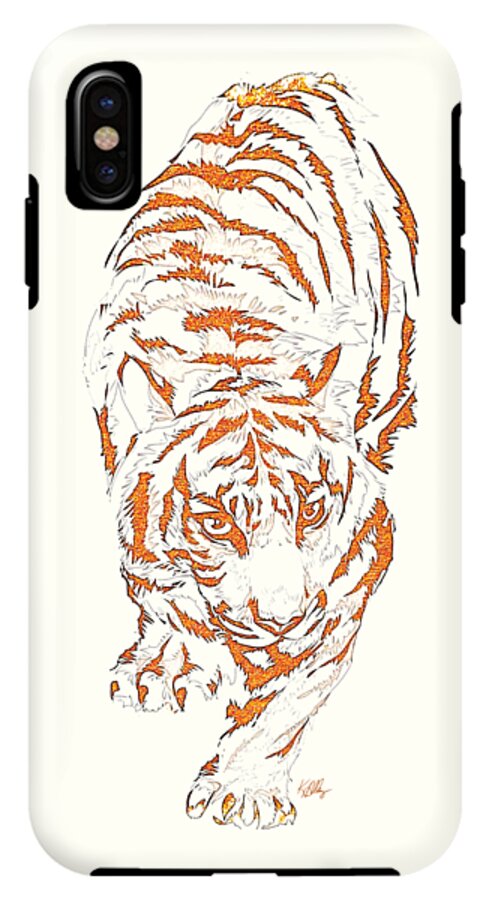 Antique Tiger - Phone Case