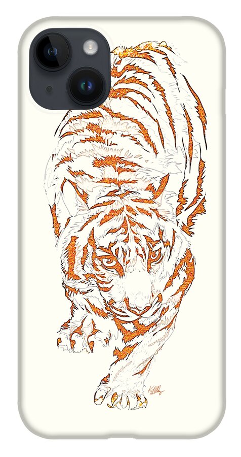 Antique Tiger - Phone Case