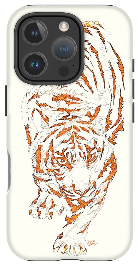 Antique Tiger - Phone Case