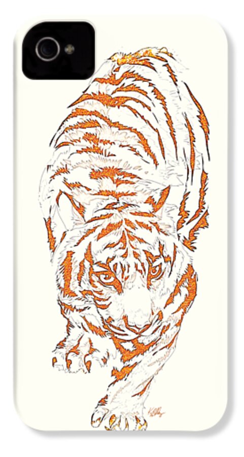 Antique Tiger - Phone Case