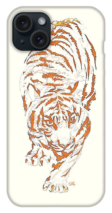 Antique Tiger - Phone Case