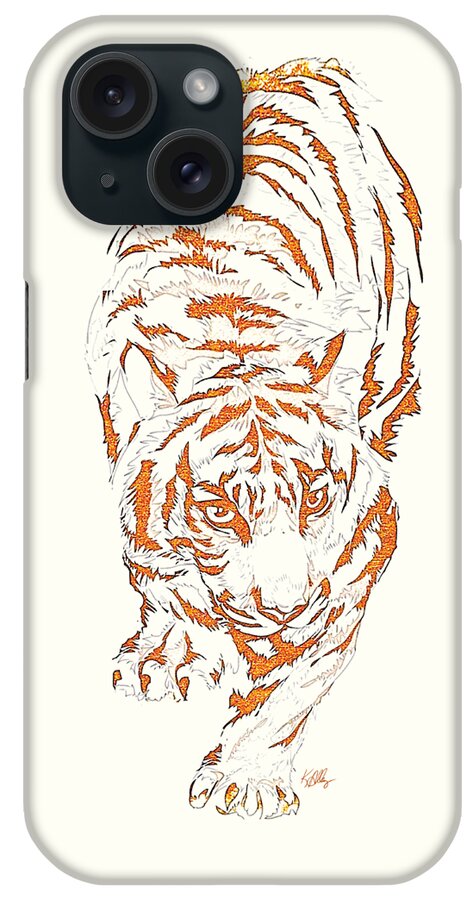 Antique Tiger - Phone Case