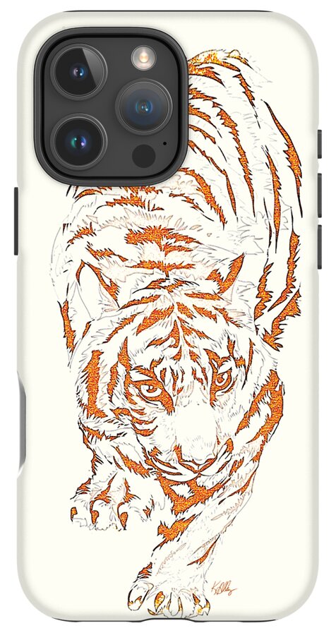 Antique Tiger - Phone Case