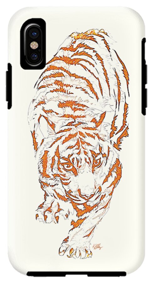 Antique Tiger - Phone Case