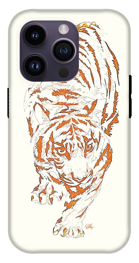 Antique Tiger - Phone Case