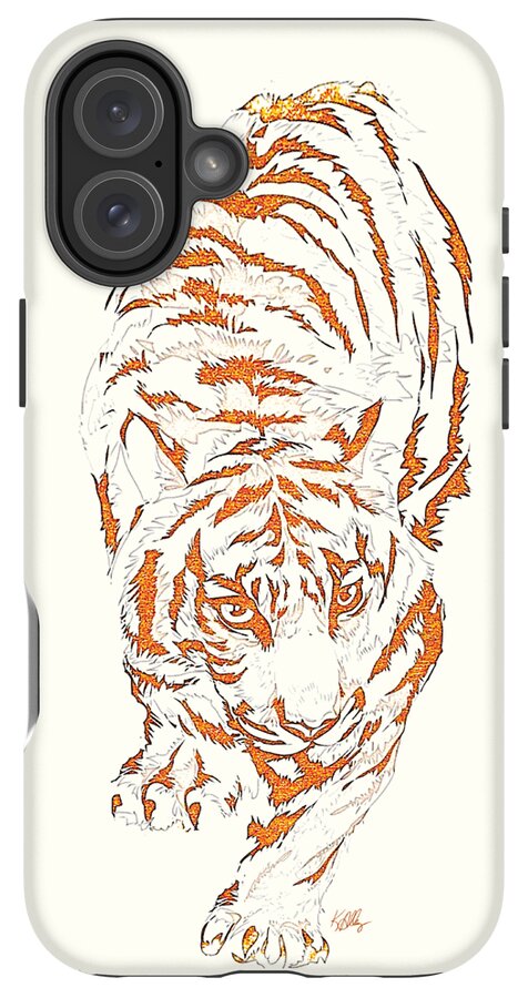 Antique Tiger - Phone Case