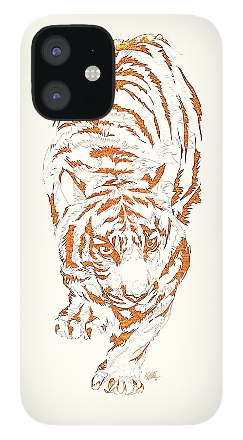 Antique Tiger - Phone Case