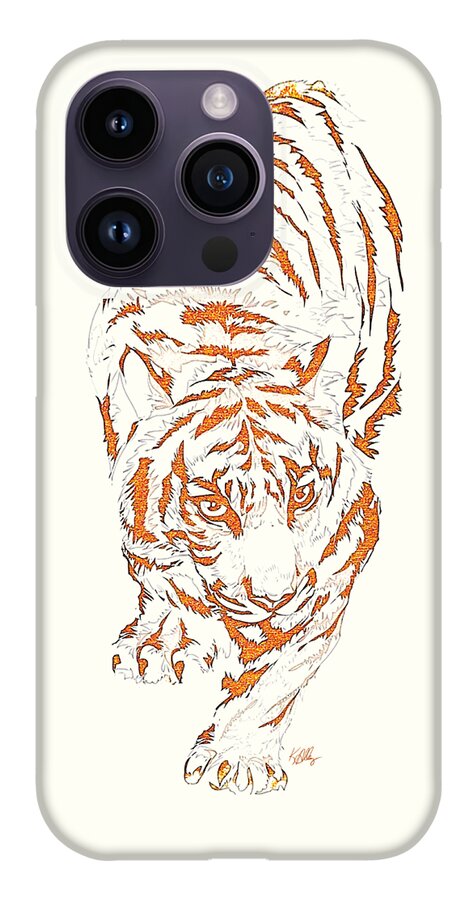 Antique Tiger - Phone Case