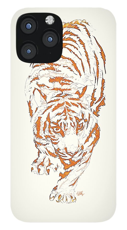 Antique Tiger - Phone Case