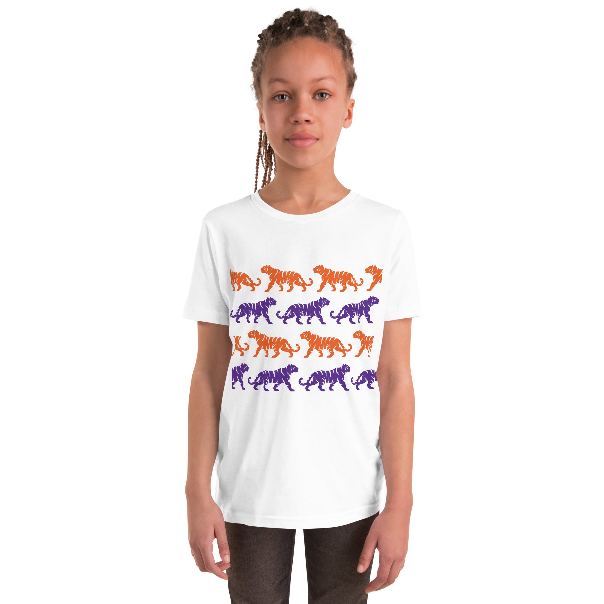 Tiger Parade Youth Short Sleeve T-Shirt (S-XL)