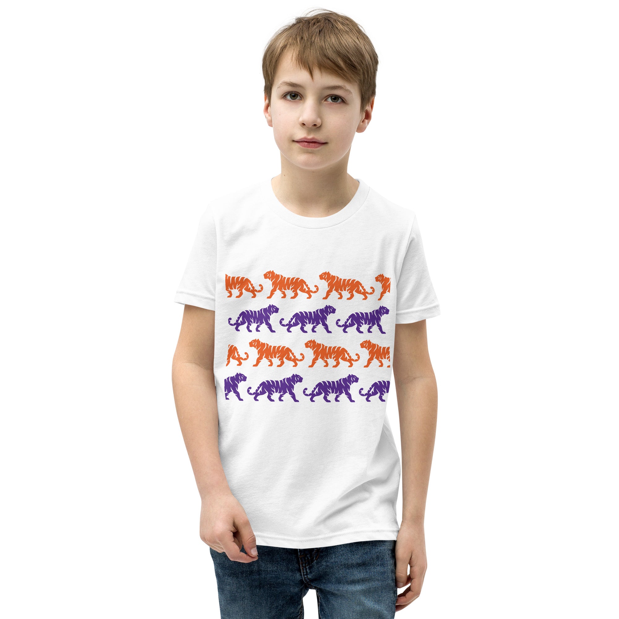 Tiger Parade Youth Short Sleeve T-Shirt (S-XL)